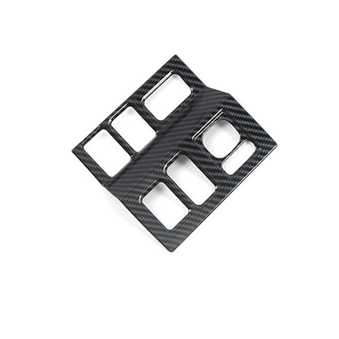 MICROCK Center Console Left Control Switch Cover Trim for Toyota Tundra Crewmax, Double Cab 2014-2021, ABS Carbon Fiber, 1pc in Kuwait