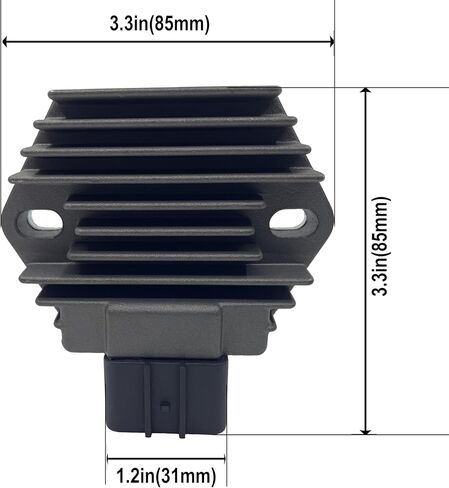 Voltage Regulator Rectifier Compatible With Honda Rancher 350 2000-2006 / Foreman 400 1995-2003 / Foreman 450 1998-2004, Replace 31600-HM7-003, 31600-HN5-671, 31600-HN5-M40, SH683-12, SH683AA in Kuwait