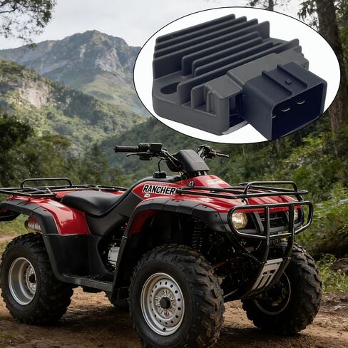 Voltage Regulator Rectifier Compatible With Honda Rancher 350 2000-2006 / Foreman 400 1995-2003 / Foreman 450 1998-2004, Replace 31600-HM7-003, 31600-HN5-671, 31600-HN5-M40, SH683-12, SH683AA in Kuwait