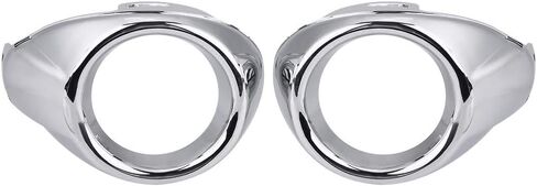 Aramox Front Bumper Fog Light Cover, Chrome-Plated ABS Plastic Bezel Trim, Compatible with Focus 2012-2014 in Saudi Arabia