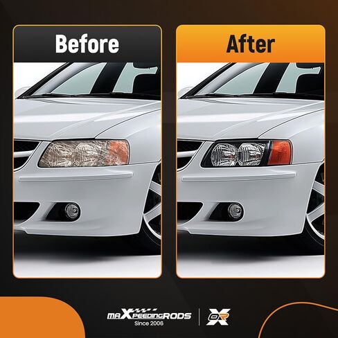 maXpeedingrods 2PCS Pair Headlight Lens Cover for BMW 1 Series E81 E82 E87 E88 1M 2003-2011, 63117159301, 63117159302, 63126924487 in Saudi Arabia