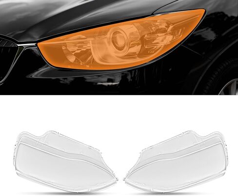 maXpeedingrods 2PCS Pair Headlight Lens Cover for BMW 1 Series E81 E82 E87 E88 1M 2003-2011, 63117159301, 63117159302, 63126924487 in Saudi Arabia