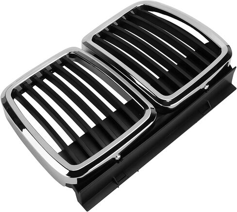 EVGATSAUTO Front Grille, Front Center Grille Grill Chrome 51131884350 Replacement for E30 M3 3 Series 325i 318i 320i in Saudi Arabia