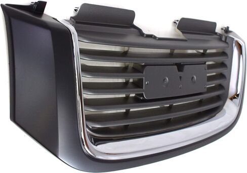 Garage-Pro Grille Assembly for GMC ENVOY 02-09 Ptd-Black Shell/Ptd-Gray Insert w/Chrome Insert Opn'g Mldg in Saudi Arabia