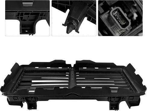 Active Radiator Grille Shutter Assembly w/Motor Compatible with Nissan Titan/Titan XD 2016-2020 Replace 21421-9FT0A 21421-9FT0B 214219FT0A 214219FT0B in Kuwait