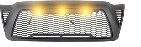 شواية مع أسلاك إضاءة LED شبكة أمامية سوداء متوافقة مع 2005 2006 2007 2008 2009 2010 2011 تاكوما in Kuwait