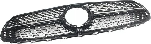 For 2020 2021 2022 Mercedes-Benz GLC-Class GLC 300/300e/350e/43 AMG Front With AMG Package Bumper Diamond Style Grille Center Grill With Black Trim in Saudi Arabia