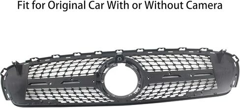For 2020 2021 2022 Mercedes-Benz GLC-Class GLC 300/300e/350e/43 AMG Front With AMG Package Bumper Diamond Style Grille Center Grill With Black Trim in Saudi Arabia