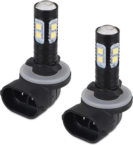 2pcs 50W 881 LED Fog Light Bulbs for 881 889 862 886 894 896 898 Xenon Headlight Bulb Replacement, Bright LED Daytime Running Lights for Cars & Trucks in Saudi Arabia