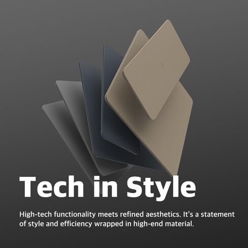 لوحة ماوس شحن لاسلكية سبليت POUT H3 - شاحن Qi سريع مع ملحق مغناطيسي - سطح أملس وقاعدة مضادة للانزلاق - متوافقة مع الهواتف الذكية وسماعات الأذن (رمادي غبار) in Kuwait