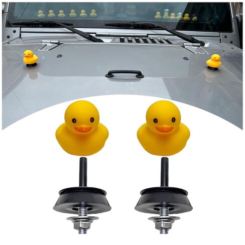 Hood Bumper Stops for Jeep Wrangler,Duck Holder for Jeep,Duck Cushion Stoppers for Jeep Wrangler 1987-2018,2Pack in Kuwait