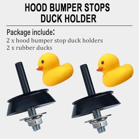 Hood Bumper Stops for Jeep Wrangler,Duck Holder for Jeep,Duck Cushion Stoppers for Jeep Wrangler 1987-2018,2Pack in Kuwait