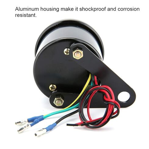 LED Backlight Aluminum Motorcycle Tachometer Gauge High Sensitivity Tach Meter for DC 12V in Saudi Arabia