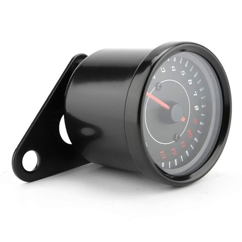LED Backlight Aluminum Motorcycle Tachometer Gauge High Sensitivity Tach Meter for DC 12V in Saudi Arabia
