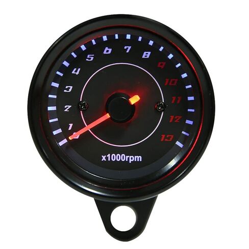 LED Backlight Aluminum Motorcycle Tachometer Gauge High Sensitivity Tach Meter for DC 12V in Saudi Arabia