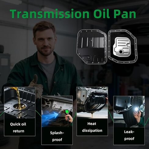 Transmission Oil Pan with Gasket & Transmission Filter Kit Fit for Toyota Celica/Corolla/Echo/Matrix/Yaris 1.8L 1.5L 2.4L L4, for Scion xA/xB/xD L4 1.5L 1.8L Replace 3510652020, 353300W020 in Saudi Arabia