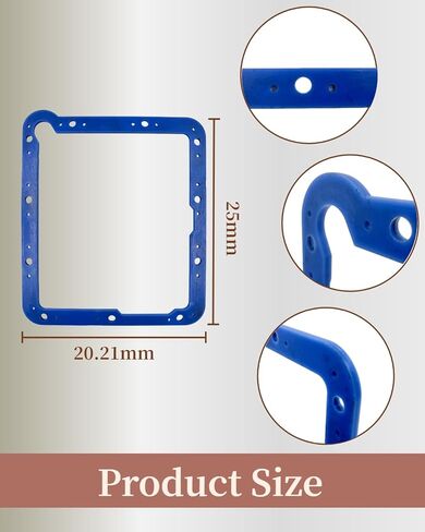 Transmission Oil Pan Gasket Fit for Ford C4 for Moroso 93107, Vulcanized Rubber with Rigid Core No Sealant Needed in Kuwait