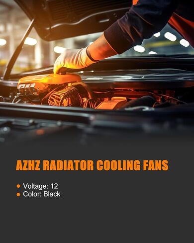Radiator Fan Clutch Black for GMC for Sierra 1500 HD 2002-2003 2005-2006 for Cadillac for Escalade 1999-2000 2002-2006 Front Electric Cooling Fan Replace 2986 in Saudi Arabia