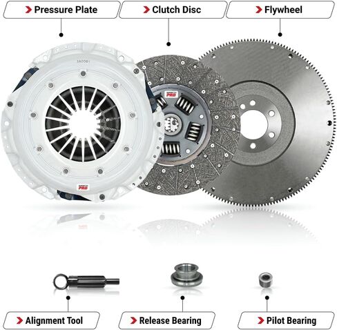 CMP Stage 1 Street Clutch Kit with Flywheel fits Chevy 1969-1984 GMC C G K P V 10 20 30 1500 2500 3500 Pickup Blazer Jimmy 4.1L 4.8L 5.0L 5.7L in Saudi Arabia