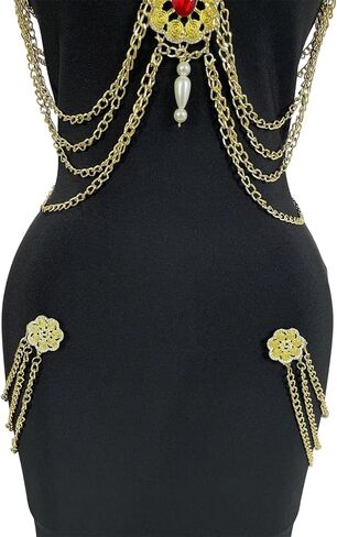 Women's Black Bandage Dress Summer Chain V-Neck Slit Club Party Long Dress in Saudi Arabia