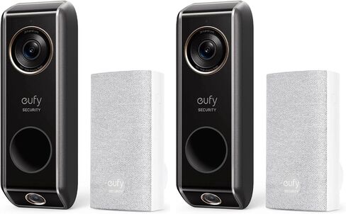 eufy Security Video Doorbell (Wired) S330 with Chime, Dual Cam, Delivery Guard, Security Camera, 2K with HDR, No Monthly Fee, 16-24V, 30VA, homebase NOT Supported, Motion Only Alert in Saudi Arabia