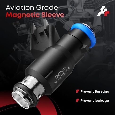 Flex Fuel Injectors, 12613411GM Compatible with Chevy GMC Cadillac-4.8L 5.3L 6.0L Flex Engine-Tahoe Silverado Avalanche Express 2010-2014, Yukon Sierra 1500 2010-2013, Set of 8, 4 Holes in Kuwait