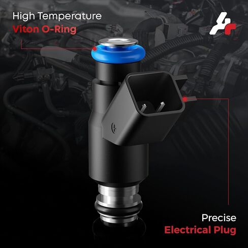 Flex Fuel Injectors, 12613411GM Compatible with Chevy GMC Cadillac-4.8L 5.3L 6.0L Flex Engine-Tahoe Silverado Avalanche Express 2010-2014, Yukon Sierra 1500 2010-2013, Set of 8, 4 Holes in Kuwait