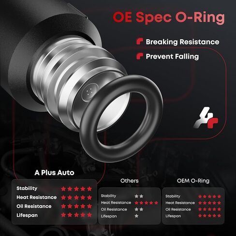 Flex Fuel Injectors, 12613411GM Compatible with Chevy GMC Cadillac-4.8L 5.3L 6.0L Flex Engine-Tahoe Silverado Avalanche Express 2010-2014, Yukon Sierra 1500 2010-2013, Set of 8, 4 Holes in Kuwait