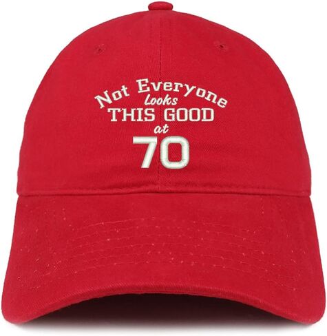 Trendy Apparel Shop 70 Embroidered Soft Crown 100% Brushed Cotton Cap in Saudi Arabia