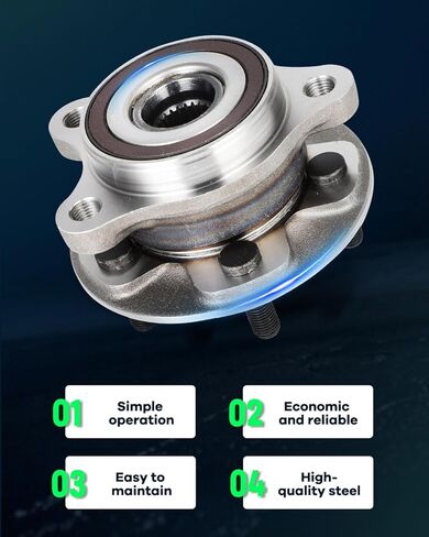 SCITOO Front Wheel Bearing Hub Assembly 513402 for Toyota Corolla/Prius AWD-e 2019-2022, for Toyota Prius 2016-2022 in Saudi Arabia