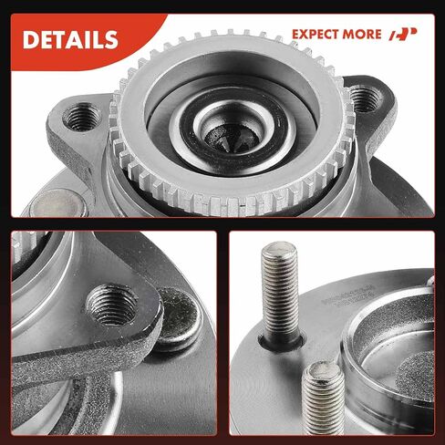 محمل العجلة الخلفية الممتازة ومجموعة المحور مع حلقة ABS و5 عروة متوافقة مع Mitsubishi Eclipse 2005-2012، Galant 2004-2012، مع ABS رباعي العجلات in Saudi Arabia