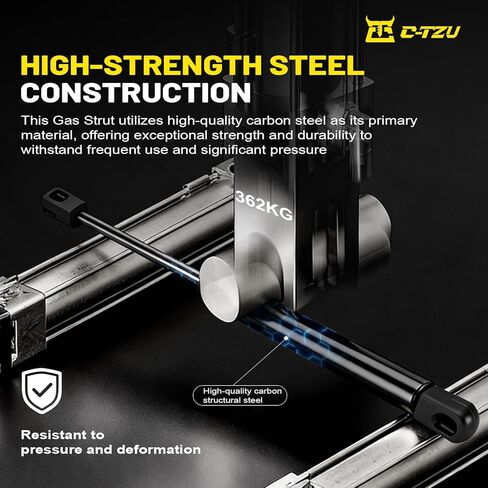 SX200P1-11-DC 20" Gas Strut, 15 Lbs / 66N Lift Support Gas Spring for RV Door, Travel Trailer Doors, Kitchen Cabinets, Tool Box Lids - 2 Pcs in Saudi Arabia