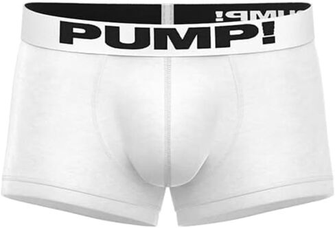 Pump! White Classic Boxer Men's Boxer | Supportive Fit & Backless Design | Breathable & Premium Fabrics | Comfortable Waistband in Kuwait