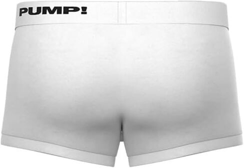 Pump! White Classic Boxer Men's Boxer | Supportive Fit & Backless Design | Breathable & Premium Fabrics | Comfortable Waistband in Kuwait