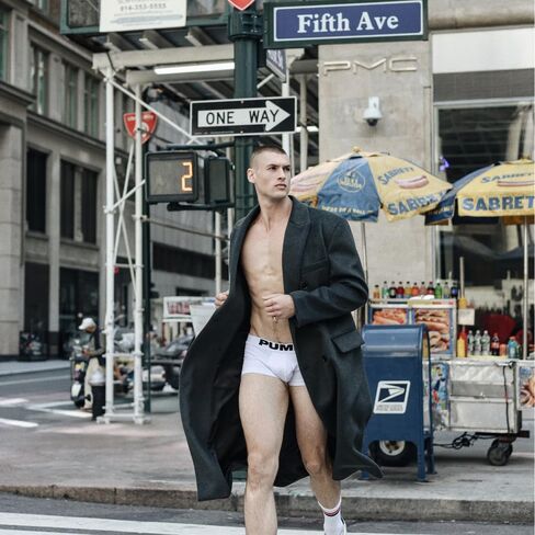 Pump! White Classic Boxer Men's Boxer | Supportive Fit & Backless Design | Breathable & Premium Fabrics | Comfortable Waistband in Kuwait