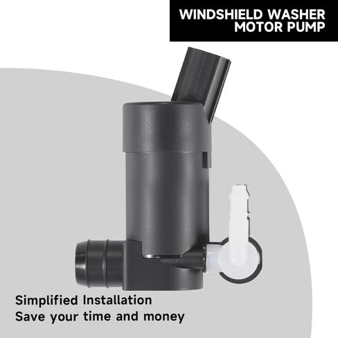 Windshield Washer Motor Pump for Volvo V50 / V70 / XC70 / XC90 for Ford Focus/Mondeo/Kuga/C-Max/S-Max | High-Pressure Spraying | Replace Part 1S7117K624FE, 30699952 in Saudi Arabia