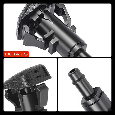 A-Premium Front Windshield Washer Nozzle Compatible with Volvo XC90 2003-2014, S80 1999-2006, C70 1998-2004/2006-2013, C30 2007-2013, S40 2002-2011, V50 2005-2011, S70 1998-2000, V40, V70, Pack of 2 in Saudi Arabia