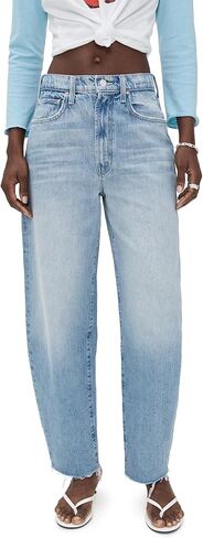 MOTHER Women's The Fangirl Hover Fray Jeans in Kuwait