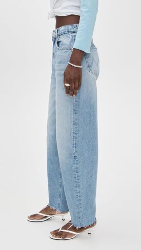 MOTHER Women's The Fangirl Hover Fray Jeans in Kuwait