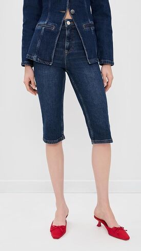ALIGNE Women's Gracey Denim Peddle Pusher Capris in Saudi Arabia