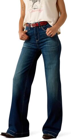 ARIAT Women's Ultra High Rise Penelope Wide Leg Jeans in Saudi Arabia