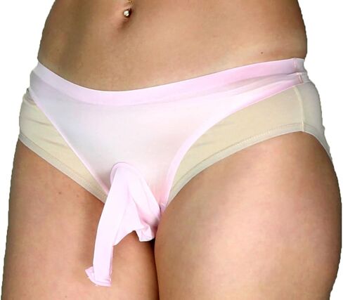 Mona's Choice Stretchy Mens Ice Silk Bikini Briefs with Pouch or Sheath/Mens Panties in Saudi Arabia