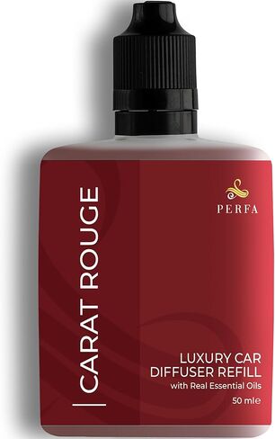 Carat Rouge Car Air Freshener for Women | Baccarat Rouge 540 Car Scents for Women | Car Fragrances - Carat Rouge by Perfa, Maroon in Kuwait