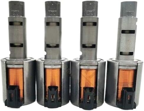 4pcs CVT Transmission Solenoid JF015E RE0F11A Compatible With Tiida Note Sentra Versa Spark Car Drivetrain Automatic Parts in Kuwait