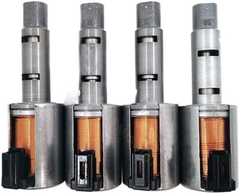 4pcs CVT Transmission Solenoid JF015E RE0F11A Compatible With Tiida Note Sentra Versa Spark Car Drivetrain Automatic Parts in Kuwait