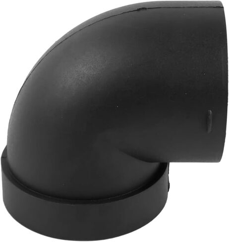 60mm/2.4 Inch L-Shape Diesel Heater Duct Connector, High Temp Resistant Air Duct Elbow Outlet for Car RV Truck Van Parking Caravan Heater System, Black Plastic in Kuwait