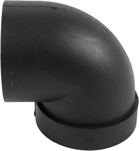 60mm/2.4 Inch L-Shape Diesel Heater Duct Connector, High Temp Resistant Air Duct Elbow Outlet for Car RV Truck Van Parking Caravan Heater System, Black Plastic in Kuwait