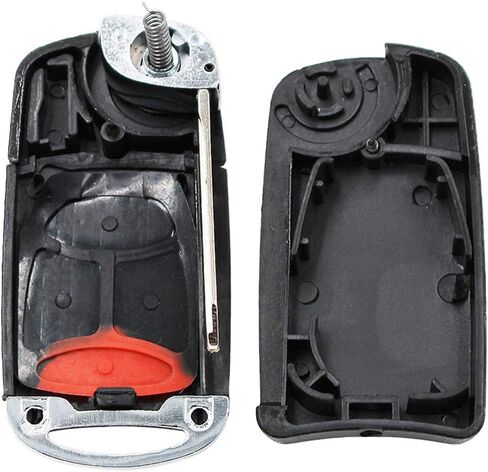 Beefunny Replacement Folding Flip Remote Car Key Shell Case Fob 4 Button for Chrysler for Dodge Durango (2) in Saudi Arabia