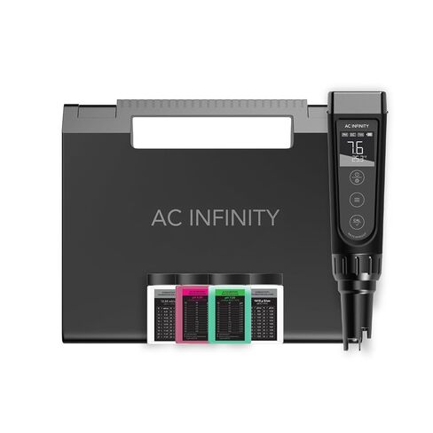 AC Infinity pH Meter PRO Kit, High Precision Digital pH Pen with ±0.01 pH Accuracy and Interchangeable Probe, Nutrient Test pH Meter for Water Hydroponics Plants, Gardening, Aquariums, Swimming Pools in Kuwait