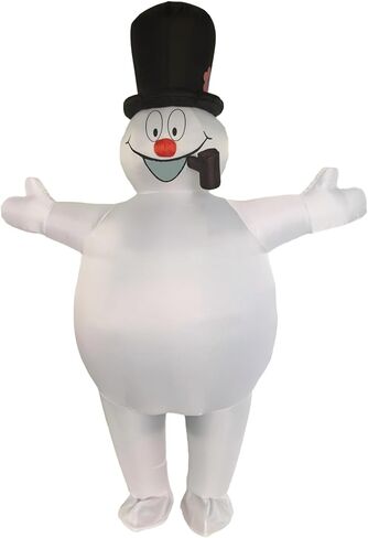 Christmas Snowman Cartoon Cosplay Mascot Costume for Adult Party Costume in Kuwait